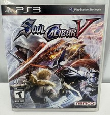 Soul Calibur v for PS3 PlayStation 3 w/Manual VG COND