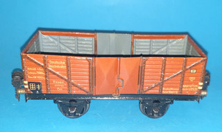 D021289757 Märklin Güterwagen 1765 Länge 16 5cm Spur 0 Guter Zustand mit Spie