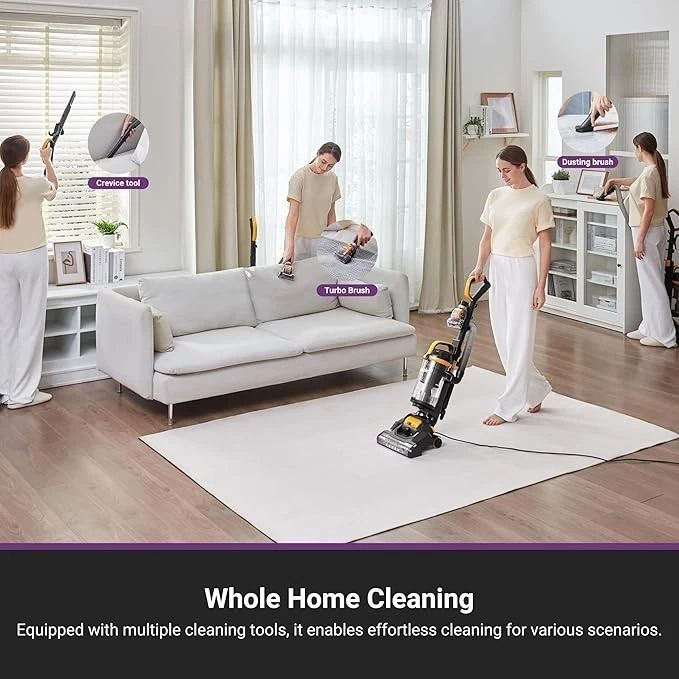 Eureka Powerful Upright Vacuum Cleaner for Home Pet Hair, Lightweight Household - Image 3 of 4