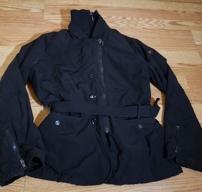 Bomboogie Women s Black Puffer Jacket Size M Thermore Insulation Belted...