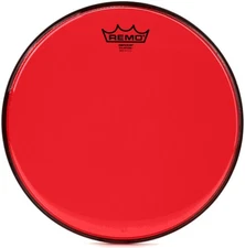 Remo Emperor Colortone Red Drumhead - 12 inch (2-pack) Bundle