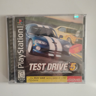 Test Drive 5 (Sony PlayStation 1, 1998) Black Label Sealed