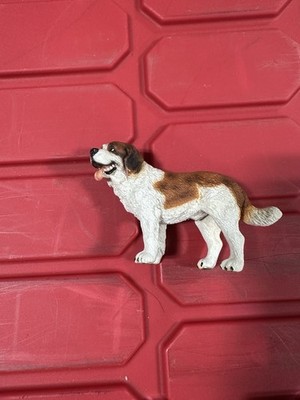 Schleich St. Saint Bernard Dog 2008 Retired Solid Farm Animal Figure 4'' B10