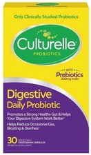 Culturelle Digestive Daily Probiotic 30 Capsules Exp 2/2027