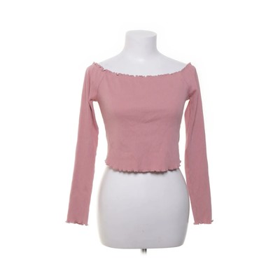 NA-KD, Crop Top, Größe: L, Pink, Elasthan/Baumwolle, Einfarbig #fUb