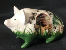 GOOD VINTAGE WEMYSS WARE GRISELDA HILL BEEEHIVE PIG.