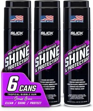 Slick Products Shine Protectant Long-lasting Clear Coat Spray 6-pack Slick Products Shine Protectant Long-lasting Clear Coat Spray 6-pack