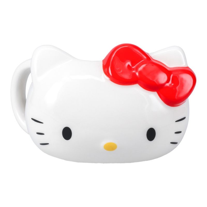 Official Hello Kitty 3D Ceramic Mug Bow Sanrio Cat Shaped Cup 300ml - Image 3