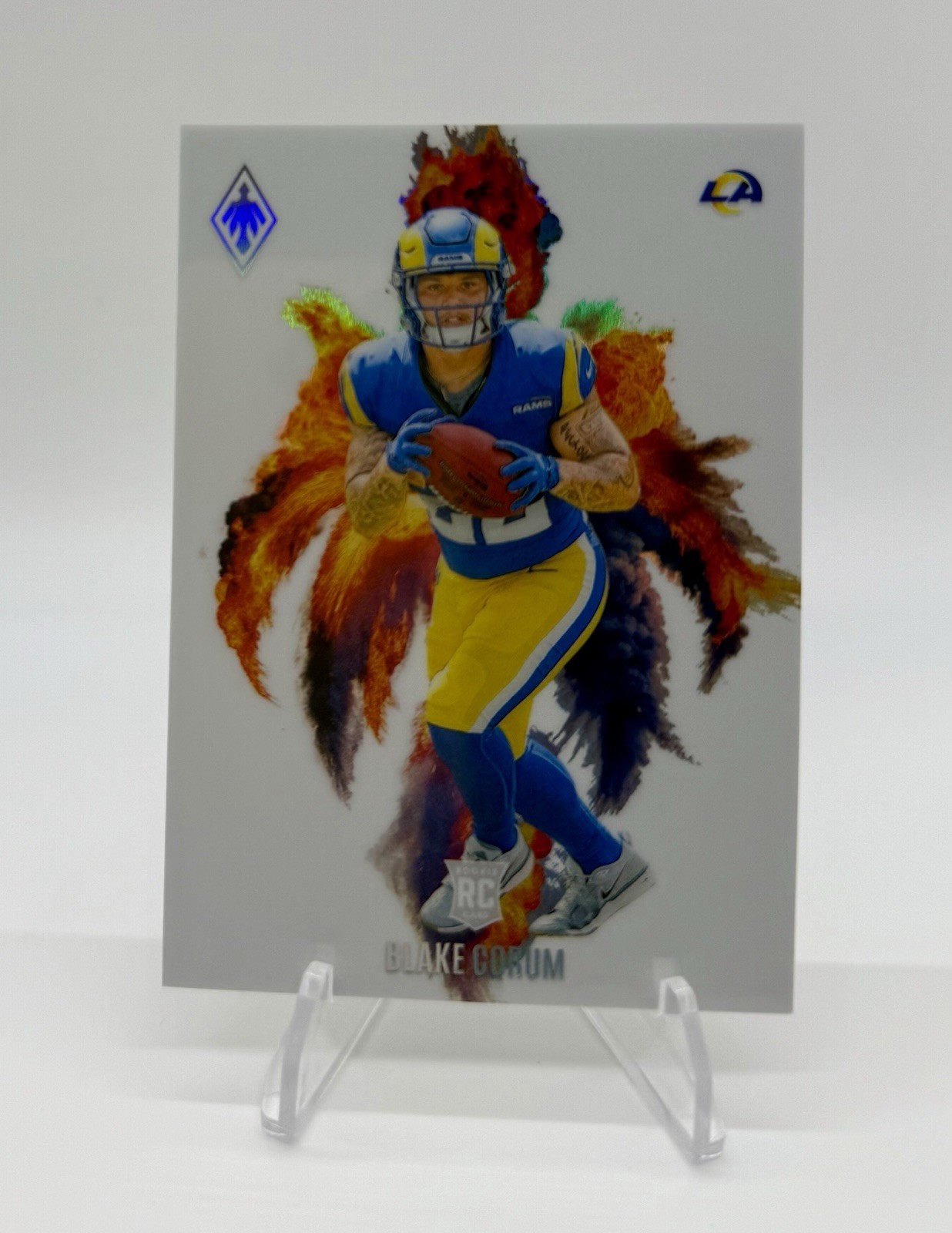 Blake Corum Panini Phoenix Color Blast #CBBCM Base