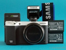 Samsung NX NX500 28.2MP Digital Camera Body Only With Flash - Black - Excellent