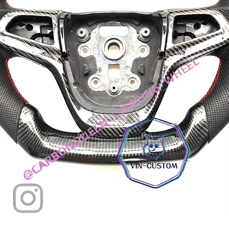 carbon fiber steering wheel for CHEVY SS SV6VF2/Holden VF HSV +BUTTONS COVER - Image 2 of 4