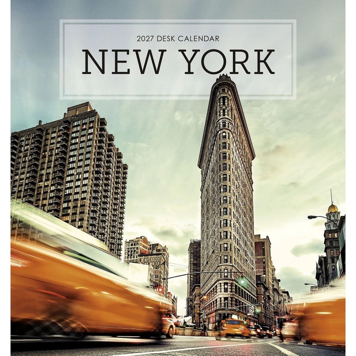 New York Easel Desk Calendar 2027, Desk Calendars, Month To View, Travel, Gift - Image 3