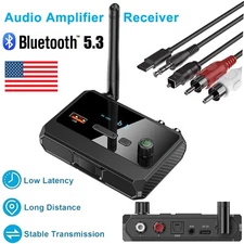 Bluetooth 5.3 Audio Receiver for Home Stereo USB Optical HD Music to RCA Adapter