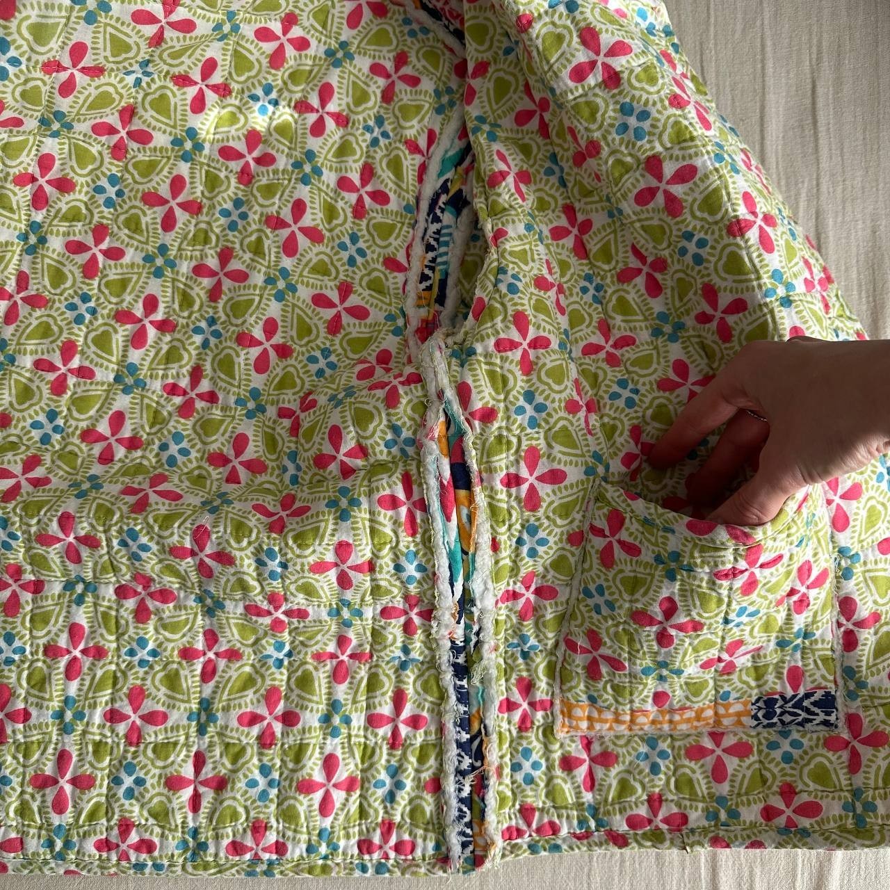 Handmade Patchwork Quilted Cotton Jacket Women's … - image 9