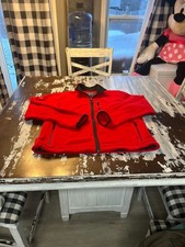 Vintage Polo Sport Ralph Lauren Red Full Zip Fleece Jacket Size L