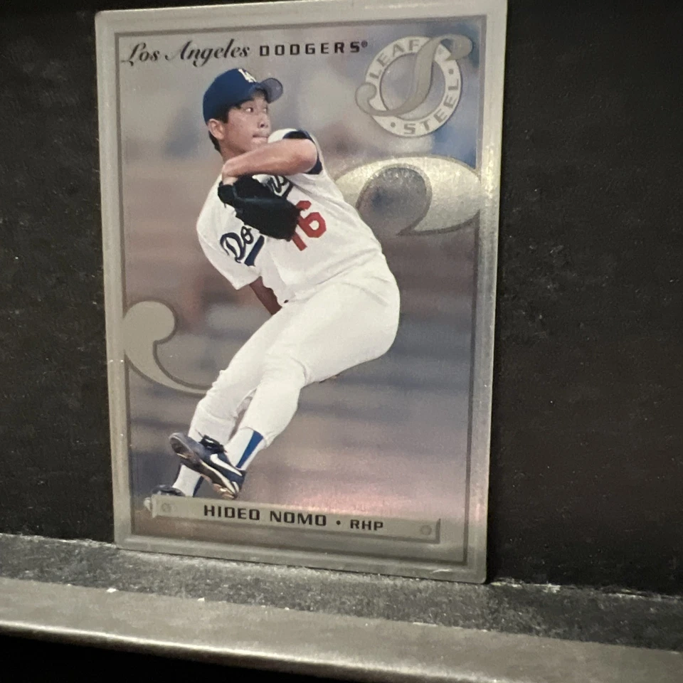 Donruss Leaf Steel Stats 1996 (13 tarjetas de acero) * Barry Larkin * Johnny Damon + 11 más Foto 4 de 4