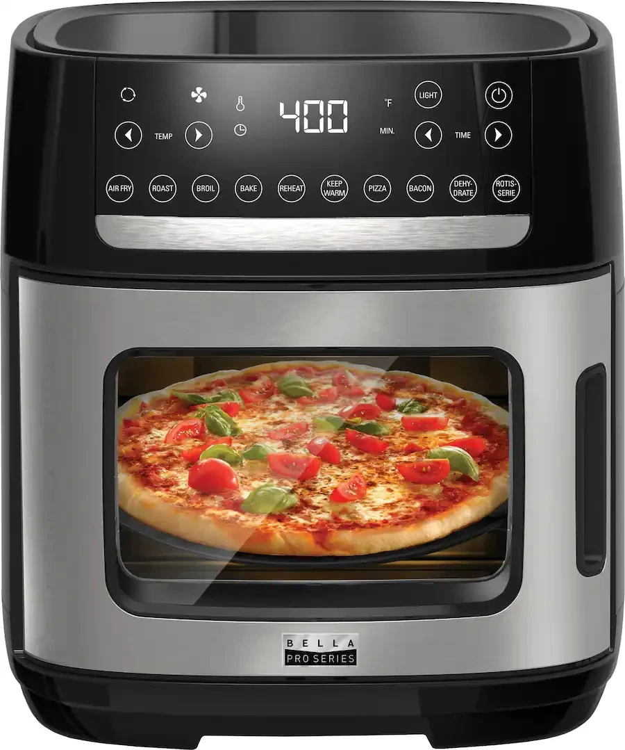 bella PRO 12.6-qt. Touchscreen Air Fryer Pizza Oven - Stainless Steel *READ*
Opens in a new window o