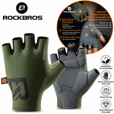 ROCKBROS Cycling Gloves Half Finger Shock-Absorbing Anti-Slip Breathable Gloves