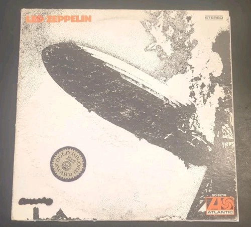 Led Zeppelin – First Vinyl LP Album Atlantic, 1969 SD 8216 Record VG+