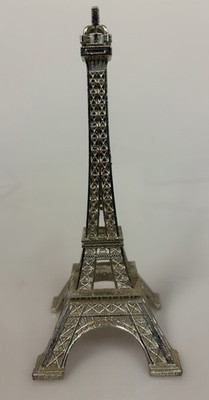 VTG Miniature Eiffel Tower Paris France Metal 3D 7  Sculpture