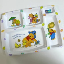 Disney Pooh Melamine Divided Plate