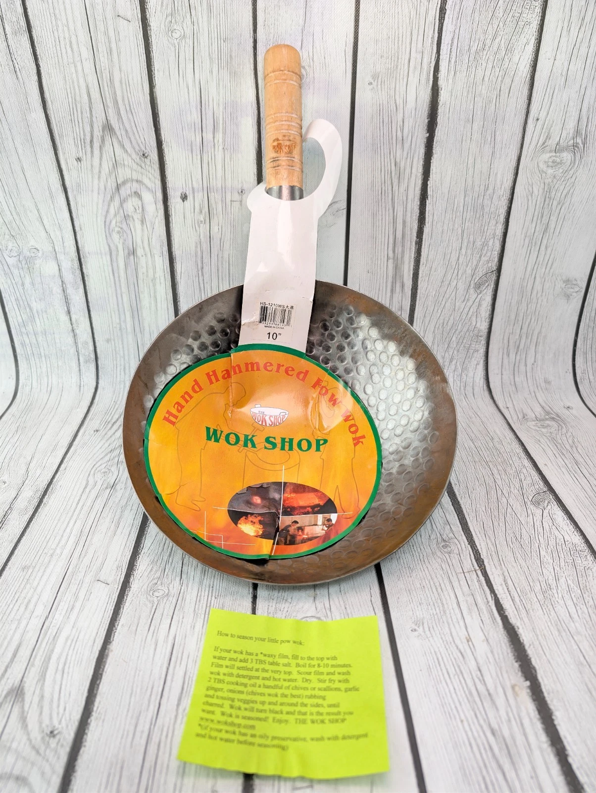 Pow Wok Hand Hammered 10" Wood Handle From The Wok Shop
Opens in a new window or tab