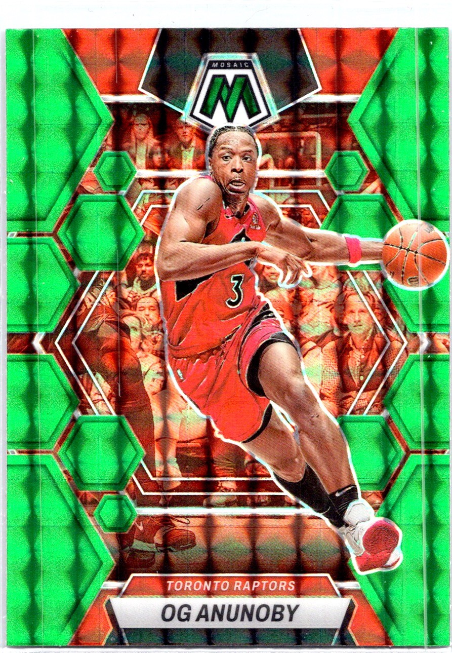 2022-23 Panini Mosaic #136 OG Anunoby Green