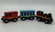 Melissa  Doug Wooden Train Set - Lot Of 3 - 2  T