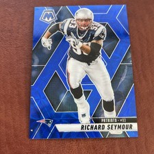 2025 Panini Mosaic - Richard Seymour #171 Blue Scope Prizm Mint Patriots