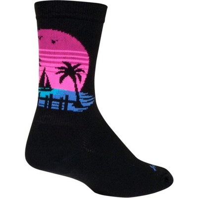 SockGuy Sunset Crew Sock - 6 Small/Medium
