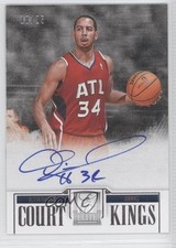 2012-13 Elite Series Court Kings White Canvas 18/25 Devin Harris #2 Auto b3z