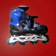 Kuxvan Boys Adjustable Incline Skates With Light Up Wheels 
