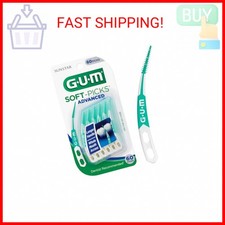 GUM Soft-Picks Advanced, Easy to Use Dental Picks for Teeth Cleaning and Gum Hea