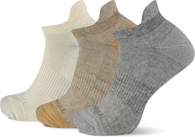 Merrell Unisex-Adult Wool Everyday Hiking Low Cut Socks - 3 Pairs-ASST-SM 3690₽