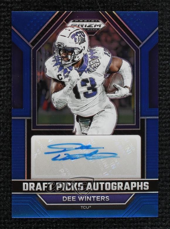 Dee Winters Panini Prizm Draft Picks Draft Picks Autographs #DPADEW Blue