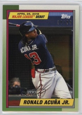 2021 Topps Transcendent Party 38/95 Ronald Acuna Jr #90DR-RA 1cc7