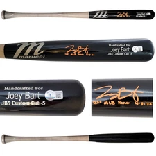 SALE! Joey Bart Auto Black Marucci Player Model Bat Giants 1st MLB Homer Beckett
