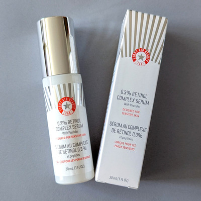 First Aid Beauty 0.3% Retinol Complex Serum with Peptides - Full Size 1oz/30ml