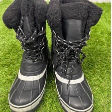 Lands' End Snow Boots Youth Size 2M Black Excellent