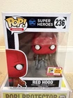 Funko Pop DC Red Hood Batman SDCC Official San Diego Comic Con W Soft Protector