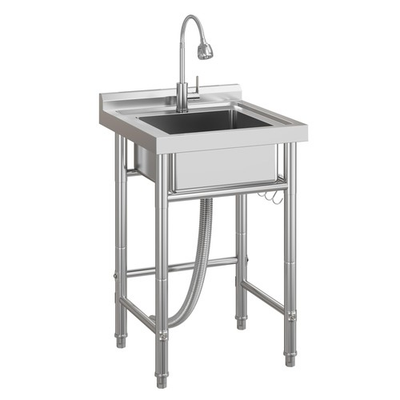 #ad #ad Stainless Steel Utility Sin 20x20 in Single Bowl Kitchen Sink with Water Faucet $80.83