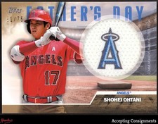 2023 Topps Father's Day Commemorative Team Patch Gold Shohei Ohtani 61/75