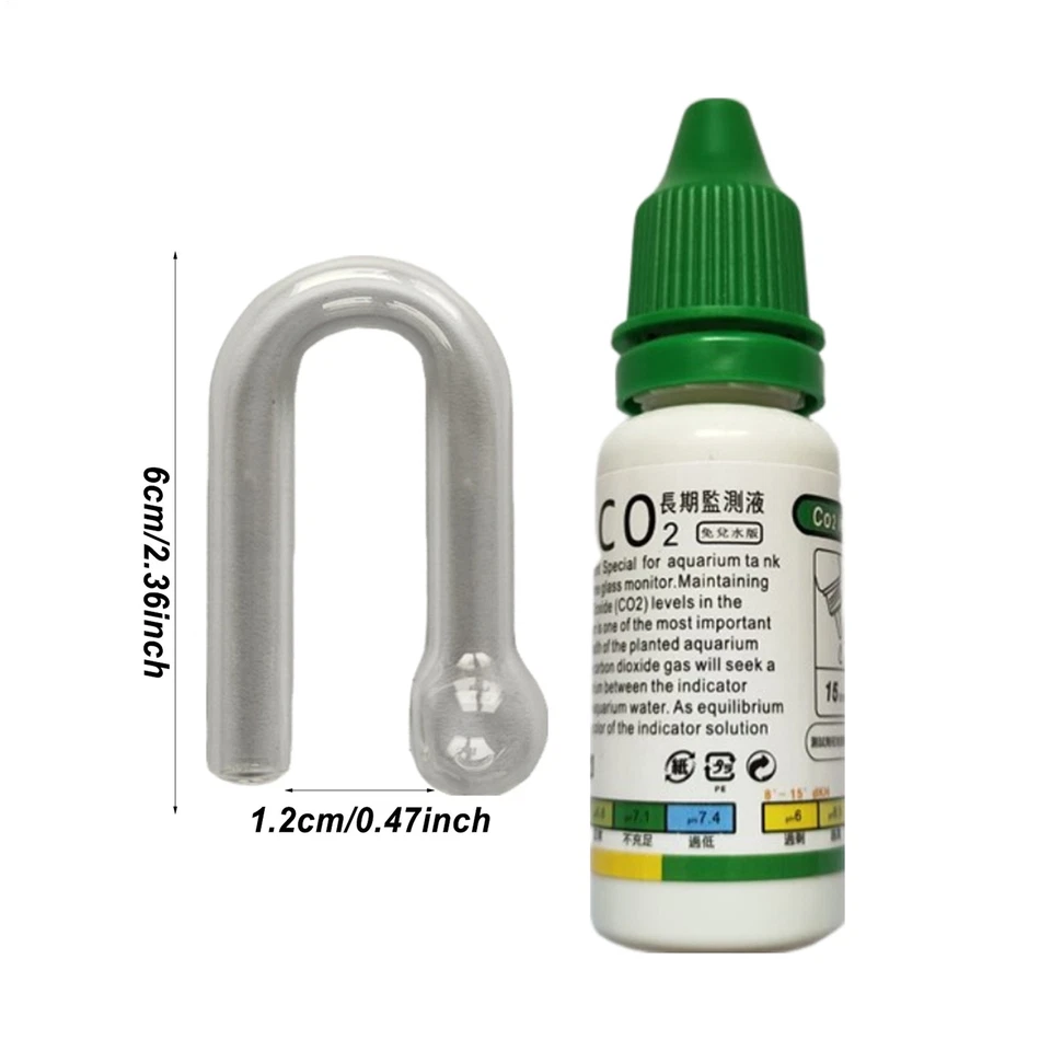 Aquatics Co2 Drop Checker Solution комплект для тестирования аквариума CO2 Aquatic Co2 Checker - Изображение 3 из 4