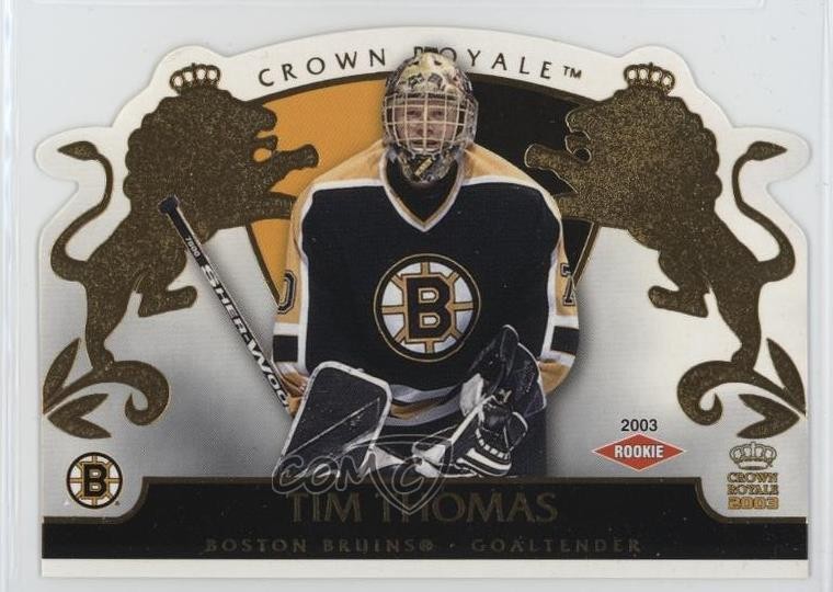 2002-03 Pacific Crown Royale 1204/2299 Tim Thomas #104 Rookie RC 0ju0