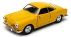 Welly Volkswagen Karmann Ghia Coupe Yellow 1:34 1:39 Scales 4.5 Inch Diecast