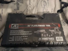 JB Industries 45° Flare/Swage Tool T20275 NEW in Plastic HVAC Copper Tubing Kit