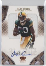 2011 Panini Crown Royale Rookie Silhouette Signatures 58/299 Alex Green Auto oc3