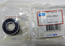 2 SKF Explorer SKF 6001-2RSH 12mm X 28mm X 8mm Sealed Bearing Lot