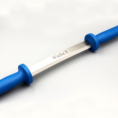 #ad Wiebe 8quot; Double Handle Fleshing Knife Trapping Supplies W Stainless Steel Blade $28.21