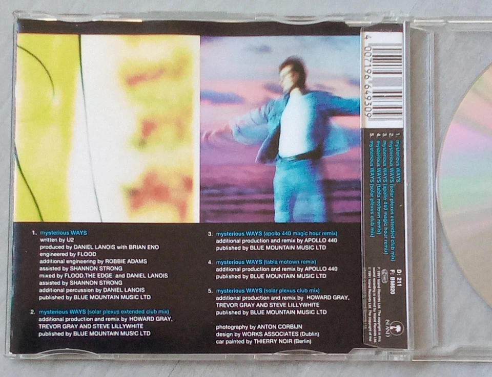 U2 - Mysterious Ways - 5 Track Maxi CD - 1991 - Bild 3 von 4